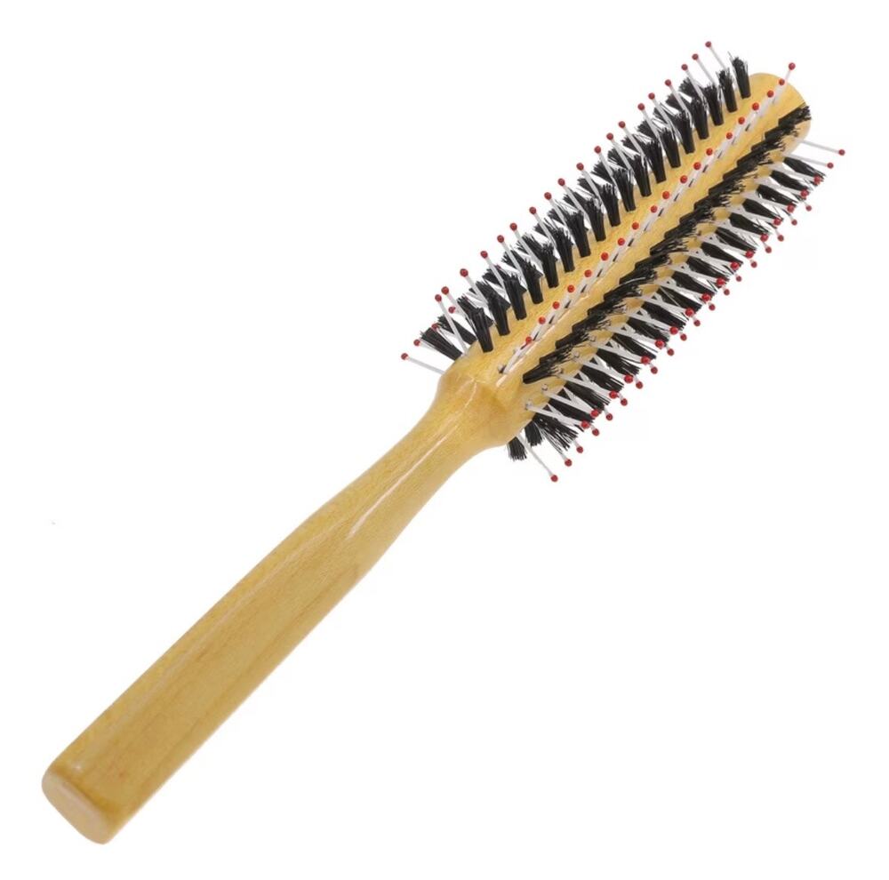 2 Pack New Wooden Round Hair Brush Standard Styling Tool for all Hair Needs